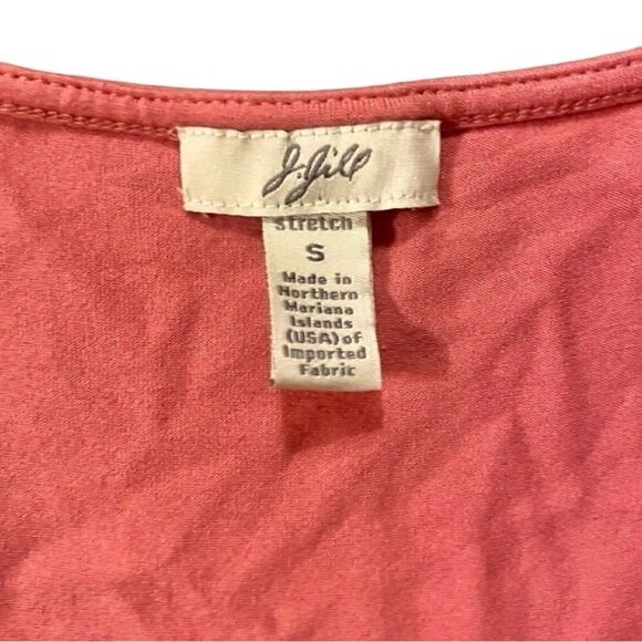 J. Jill Wearever Pink Tank Top size small pima cotton stretch casual pullover - Picture 6 of 6